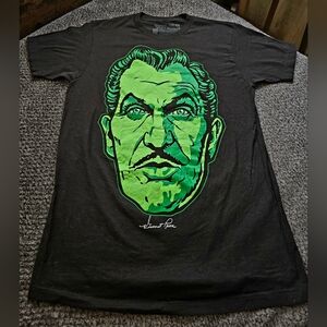 Vincent Price Horror Graphic Tee Black Gothic Kreepsville